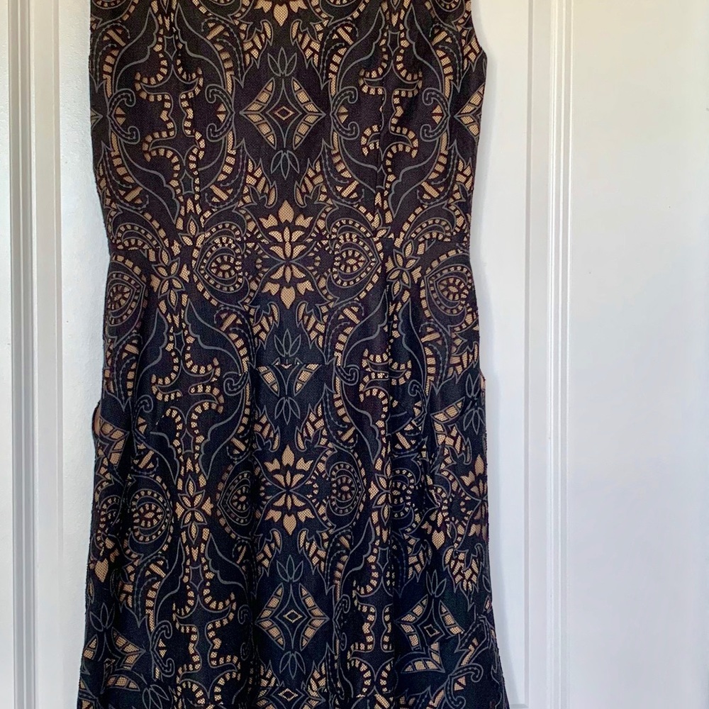 BcbgMaxazria zip front flounce-hem lace dress - Picture 4 of 5